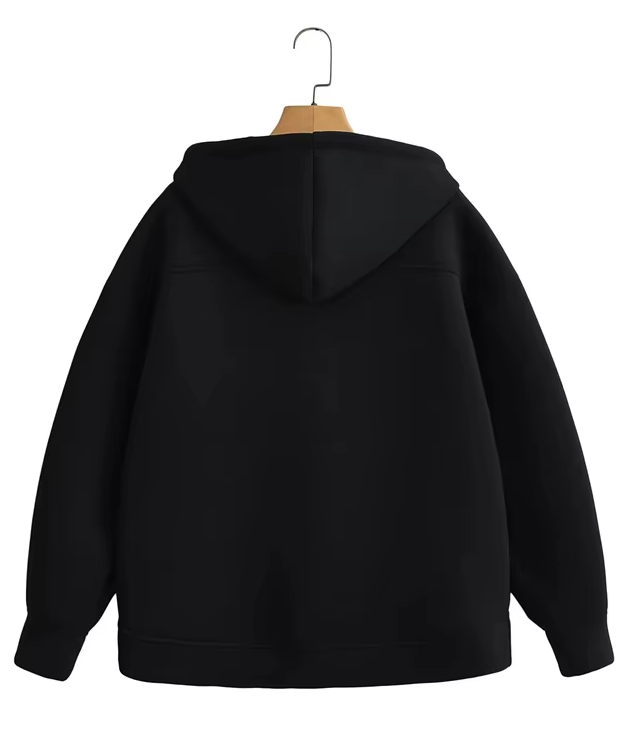 Zoé | Sweat à capuche zippé oversize